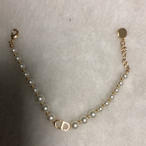 Authentic Dior Christian CD Logo Gold tone bracelet - Picture 2 of 5